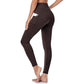 Leggings da allenamento a vita alta, modellanti, con effetto lifting sui glutei e contenimento addominale, dotati di tasca laterale