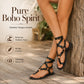 ❄️👡 Sandali piatti da donna con cinturini, stile gladiatore, con rivetti, cinturino alla caviglia e tra le dita, scarpe da spiaggia