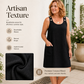Robe débardeur sans manches pour femme, avec poches