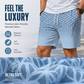 ⏳Offerta a tempo limitato⏰ Set composto da maglietta con colletto e pantaloncini da uomo con stampa geometrica: design moderno e traspirante per un look coordinato 🔷