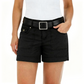 Pantaloncini casual da donna in tessuto elasticizzato con tasche funzionali