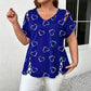 📢📢SCONTO DEL 50%!!⏰Maglietta da donna casual con scollo a V e maniche corte