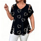 📢📢SCONTO DEL 50%!!⏰Maglietta da donna casual con scollo a V e maniche corte