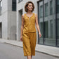 ⌛Offerta a tempo limitato – Set composto da canotta senza maniche con mezza cerniera e pantaloncini da donna