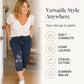 Pantaloni corti a vita alta con cordoncino da stringere da donna
