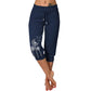 Pantaloni corti a vita alta con cordoncino da stringere da donna