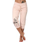Pantaloni corti a vita alta con cordoncino da stringere da donna