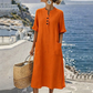 🔔 Ultimi 100 pezzi – fino a esaurimento scorte!👗Abito estivo casual con bottoni da donna