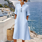 🔔 Ultimi 100 pezzi – fino a esaurimento scorte!👗Abito estivo casual con bottoni da donna