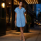 Abito in denim dal taglio comodo da donna