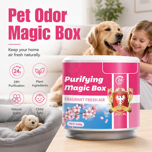 Gel per eliminare gli odori degli animali, 160 g, “Purifying Magic Box”