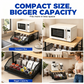 Supporto a 2 ripiani per microonde con cassetto estraibile