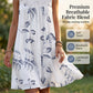 🌸 -50% MAINTENANT ! 🌸Robe imprimée sans manches à col rond pour femme