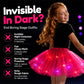 Gonna tutù con paillettes luminose a LED, gonna da principessa in rete a forma di stella per bambine e adulte