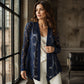 ⌛Zeitlich begrenztes Angebot – Langärmelige Damen-Strickjacke aus Mesh mit Sonnenblumen-Spitzenmuster