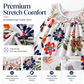 🏵️Elegante abito senza maniche con stampa floreale da donna