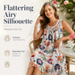 🏵️Elegante abito senza maniche con stampa floreale da donna