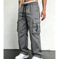 👖 SCONTO DEL 53%! 🏕️ Pantaloni cargo da uomo con vestibilità comoda – confortevoli, versatili e dotati di molte tasche – ideali per l'uso quotidiano, le attività all'aperto e il tempo libero ✨