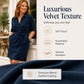 Abito a camicia da donna con maniche a 3/4 e cintura