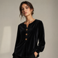 ✨🛍️Nuova collezione - Camicetta casual in velluto - Leggera e con rifiniture curate per un look elegante ogni giorno