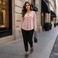 ✨🛍️Nuova collezione - Camicetta casual in velluto - Leggera e con rifiniture curate per un look elegante ogni giorno