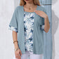 🚀 Appena arrivato – Prezzo di prova al 50%! 🌺Top estivo a due pezzi con stampa floreale da donna