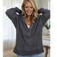 🛍️ Sconto del 50% – Felpa con cappuccio a maniche lunghe da donna – morbido tessuto di cotone, taglio comodo e versatile, ideale per la vita quotidiana e il tempo libero 🌿