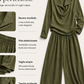 Set da donna composto da top casual con collo a cappuccio e pantaloni a gamba larga