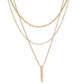 Collier multicouche élégant avec pendentif délicat