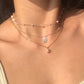 Collier multicouche élégant avec pendentif délicat