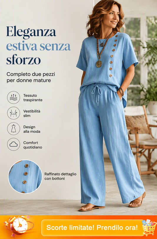 🌿👚 Novità – Set estivo a due pezzi – leggero e traspirante