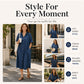 🔥 Il bestseller è tornato! 👗 SALDI ESTIVI – SCONTO DEL 70%! Abito in denim Tencel da donna – Morbido, slanciato e comodo ✨