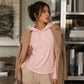 Felpa casual da donna con cappuccio, cordoncino e tasche