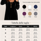 Elegante maxiabito da donna con maniche lunghe