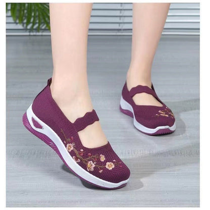 Scarpe casual con suola morbida, in tessuto traspirante a maglia