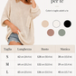 Top da donna casual e comodo, in maglia, con scollo rotondo