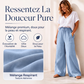 Pantaloni casual a gamba larga con cordoncino da donna