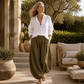 👚 Set camicia ampia e pantaloni a palazzo per donna – Look casual, tessuto fluido e versatile da abbinare | Perfetto per la quotidianità, l'ufficio e le occasioni speciali – Ora -50%! Spedizione gratuita