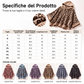 ⏰  Sconto del 50% di cambio stagione – qualità a metà prezzo! ✨Felpa con cappuccio da donna in maglia con stampa leopardata