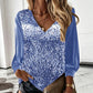 💎 Offerta esclusiva 👚 Top da donna con scollo a V e paillettes – Aspetto glamour ed elegante