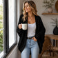 Cardigan da donna a taglio comodo con design a maniche a pipistrello