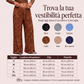 Pantaloni da donna dal taglio dritto con fascia elastica in vita