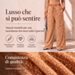 Pantaloni da donna dal taglio dritto con fascia elastica in vita