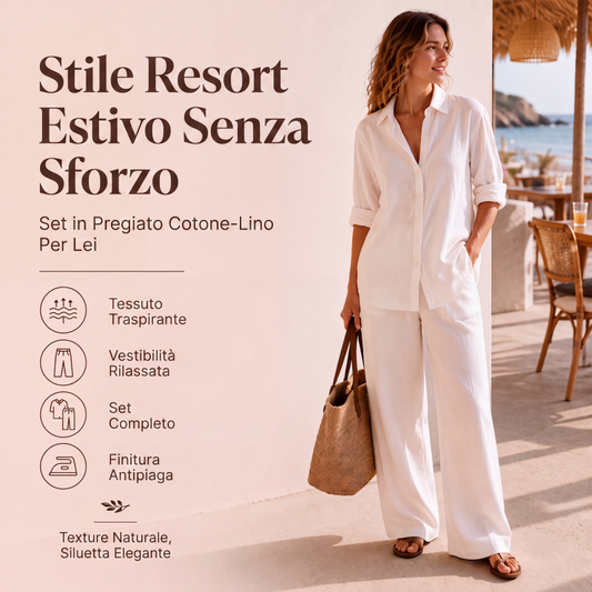 🛍️ Offerta del giorno – Comodo set due pezzi – ideale per ufficio e tempo libero ☀️