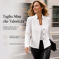 Blazer da donna testurizzato con bottoni