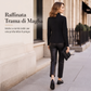Blazer da donna testurizzato con bottoni