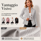Blazer da donna testurizzato con bottoni