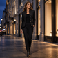 Blazer da donna testurizzato con bottoni