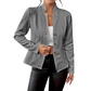 Blazer da donna testurizzato con bottoni