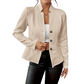 Blazer da donna testurizzato con bottoni